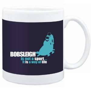  Mug Navy Blue  Bobsleigh is not a sport it is a way of 