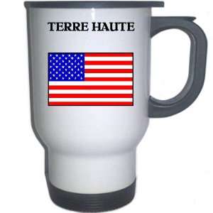  US Flag   Terre Haute, Indiana (IN) White Stainless Steel 