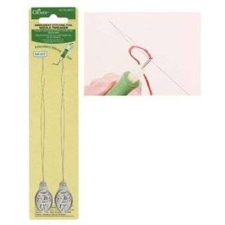 Clover Embroidery Stitching Tool Needle Threader 2/Pkg
