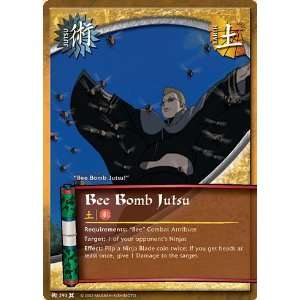  Naruto The Chosen J 293 Bee Bomb Jutsu Common Card Toys 