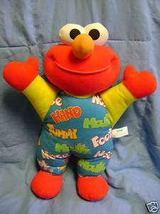 TALKING ELMO TEACH ME DOLL BODY PARTS  