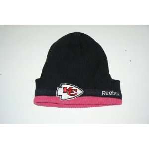     Pink Breast Cancer Awareness Cuffed Knit Beanie: Sports & Outdoors