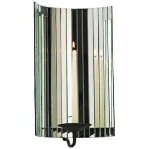  Cosmo 17 1/4 High Mirrored Candle Wall Sconce