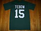 JETS TIM TEBOW VICTORY FOOTBALL SHORT SLEEVE JERSEY SHIRT SMALL NEW 