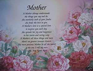   MOTHER POEM PRETTY GIFTS FOR MOM BIRTHDAY, CHRISTMAS, MOTHERS DAY
