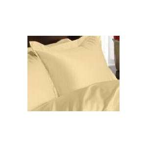  Two LUXOR 1000 TC Pillow Cases Gold Solid   Egyptian 