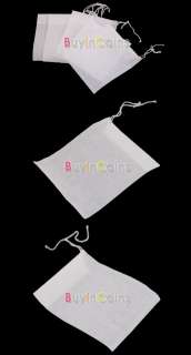 50 X Empty String Heat Seal Filter Paper Tea Bag 6X8CM  