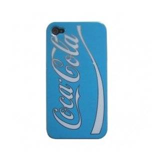 Coca Cola Coke iPhone 4 4G Blue Hard Plastic Case Skin