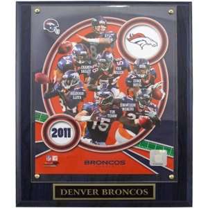  Denver Broncos 2011 Team Composite Plaque: Sports 