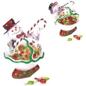 Department 56 Flip Top Frosty Snowman Candy Jar 11 #49485  