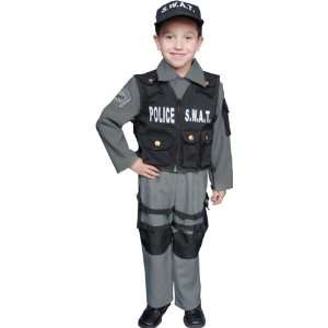  Childs SWAT Team Police Halloween Costume (Small): Toys 