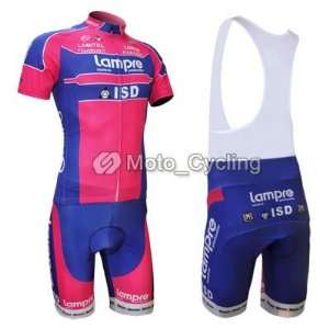 2011 new lampre isd team cycling jersey+bib shorts bike sets clothes 