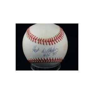  Hoyt Wilhelm Autographed Ball