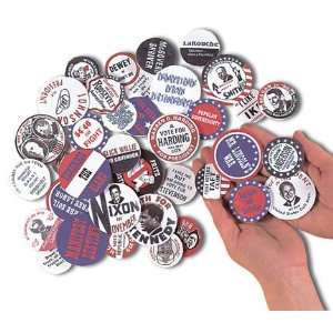 CAMPAIGN BUTTONS SET OF 51