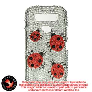 Blackberry STORM 3 9570 Ladybug Diamond Hard Case Cover  