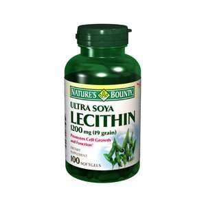: NATURES BOUNTY ULTRA SOYA LECITHIN 1200MG 100SG by NATURES BOUNTY 