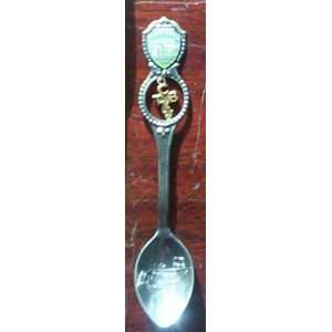  Graceland, Nashville, TN Souvenir Spoon Chrome with Brass 