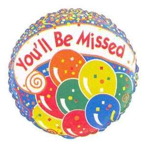    Miss You Balloons   18 Youll Be Missed Qualatex: Toys & Games