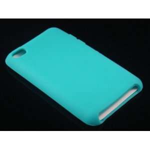 TURQUOISE Soft Silicone Skin Cover for Apple iTouch 4 