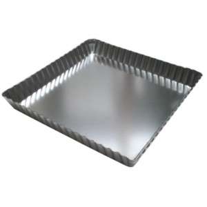 Square Tart Quiche Pan w Removable Bottom Made in Japan  