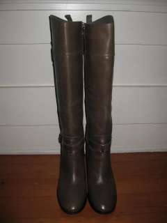 NEW TORY BURCH BLAIRE LOGO MUSK LEATHER KNEE HIGH RIDING BOOT 9.5 