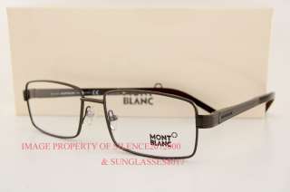 New MONT BLANC Eyeglasses Frames 304 012 GUNMETAL Men  