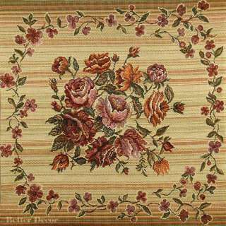 20 DECORATIVE TAPESTRY PILLOW / CUSHION COVER Roses  