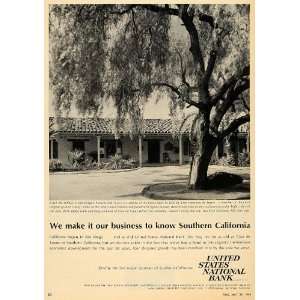  1965 Ad United States National Bank Diego Historic Town 