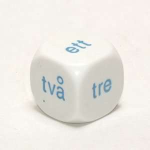  Swedish Words 1 6 Dice, 20mm d6 Toys & Games