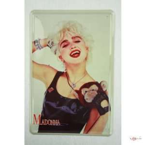 tin plate pop diva Madonna 20 x 30 cm metal sign advertising Retro Tin 