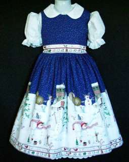 princess_trunk Daisy Kingdom Pepermint Hill Christmas Border Dress 
