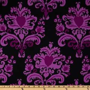  44 Wide Brandon Mably Burlesque Brocade Black Fabric By 