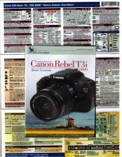 Blue Crane Canon T3i / 600D Training DVD + CheatSheet  