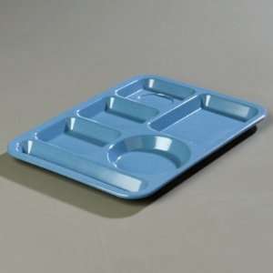  Six (6) Compartment School Lunch Tray   Left Handed 
