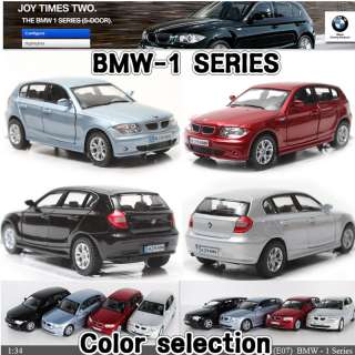 BMW 1 SERIES 134, 5 Color selection Diecast Mini Cars Toys Kinsmart 