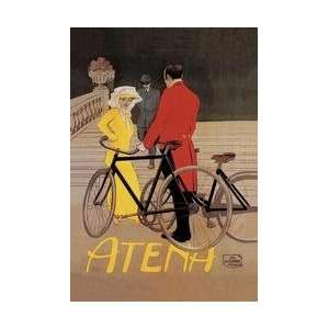  Atena Bicycles 12x18 Giclee on canvas