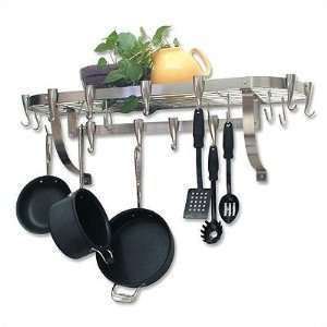  Large Wall Stainless Steel Pot Rack: Kitchen & Dining