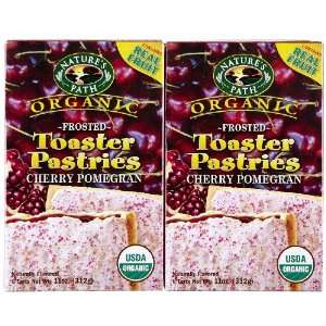 Natures Path Frosted Toaster Pastry, Cherry Pomegranate, 11 oz, 6 ct 