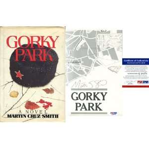 Martin Cruz Smith Signed Copy of Gorky Park PSA