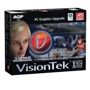  VisionTek Radeon X1650 PRO 512MB AGP (900125) Electronics