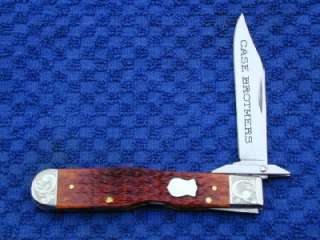   BONE LARGE CHEETAH MINT SET KNIFE #199 OF 250 SCROLLED BOLSTERS RARE