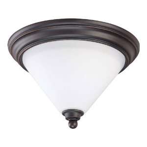  Nuvo 60/1704 Bridgeview 1 Light Flush Mount in Mission 