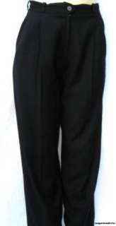   Ferragamo $395 Womens Black Pants 10/44 *Italian* Business Modern