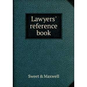  Lawyers reference book Sweet & Maxwell Books