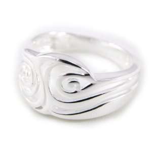  Ring silver Fossile.   Taille 50 Jewelry