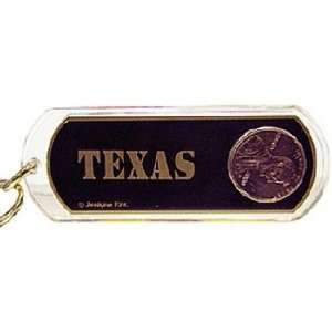    Texas Keychain Lucite Lucky Penny Case Pack 96