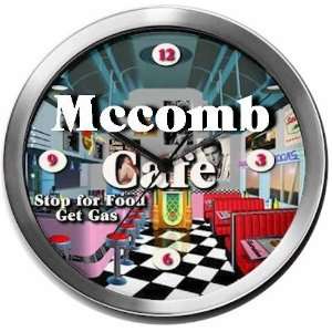  MCCOMB 14 Inch Cafe Metal Clock Quartz Movement: Kitchen 