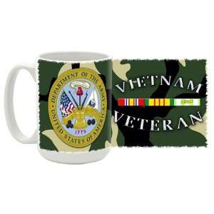  U.S. Army Vietnam Veteran Ribbon WC Coffee Mug Kitchen 