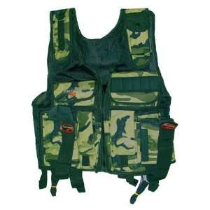  Karnage Gear Tactical Vest   Woodland Camouflage Sports 