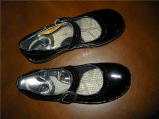 Born Suzy Mary Jane BLACK PATENT Shoes Size 9/Euro 40  